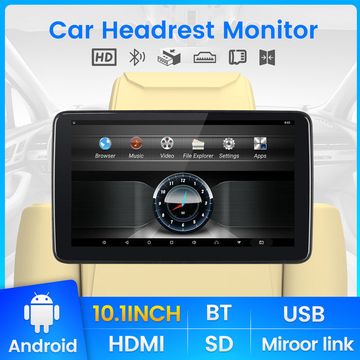 Suitable for headrest display car modification rear headrest monitor android video output screen