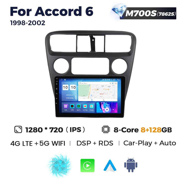 Suitable for Honda Accord 6th generation 98-02 Android large screen central control car navigation radio screen 8 + 256G