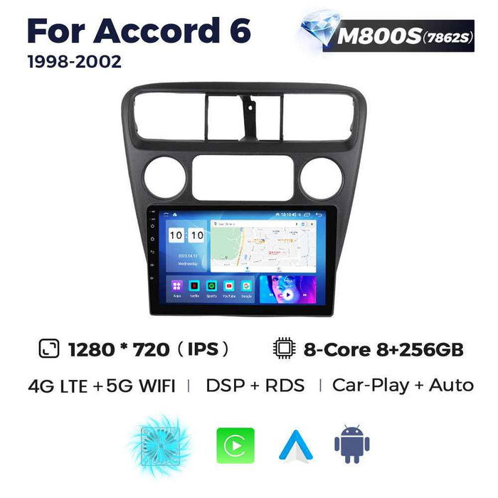 Suitable for Honda Accord 6th generation 98-02 Android large screen central control car navigation radio screen 8 + 256G