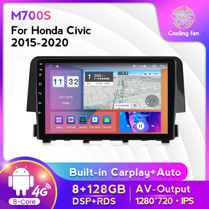Suitable for honda civic 15-20 android car central control gps navigation carplay