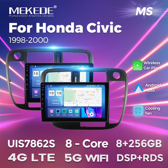 Suitable for honda civic 1998-2000 honda civic android car central control navigator bt5.0