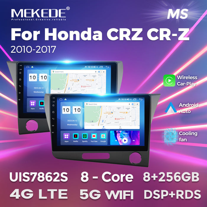 Suitable for honda crz cr-z 2010-2017 honda crz android car smart navigation carplay