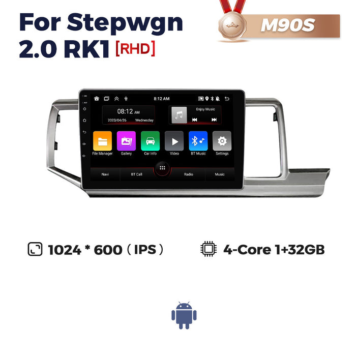 Suitable for honda stepwgn 2.0 rk1 rhd 09-15 honda stepwgn android car navigation