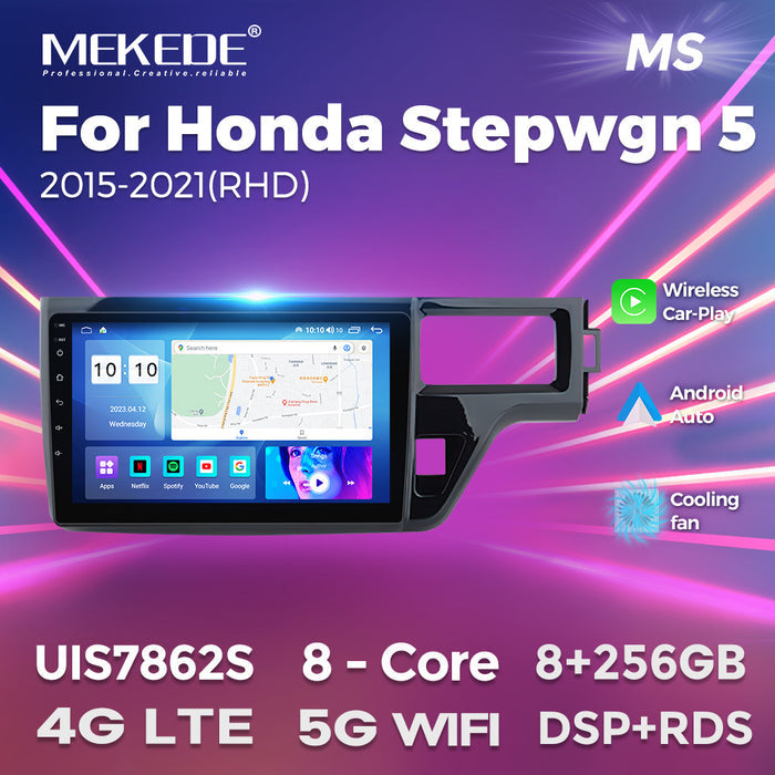Suitable for honda stepwgn 5 2015 - 2021 (rhd) honda fit car android navigator