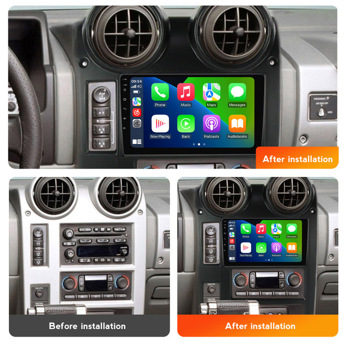 Suitable for hummer h2 2002-2007 hummer h2 smart android large screen car navigation