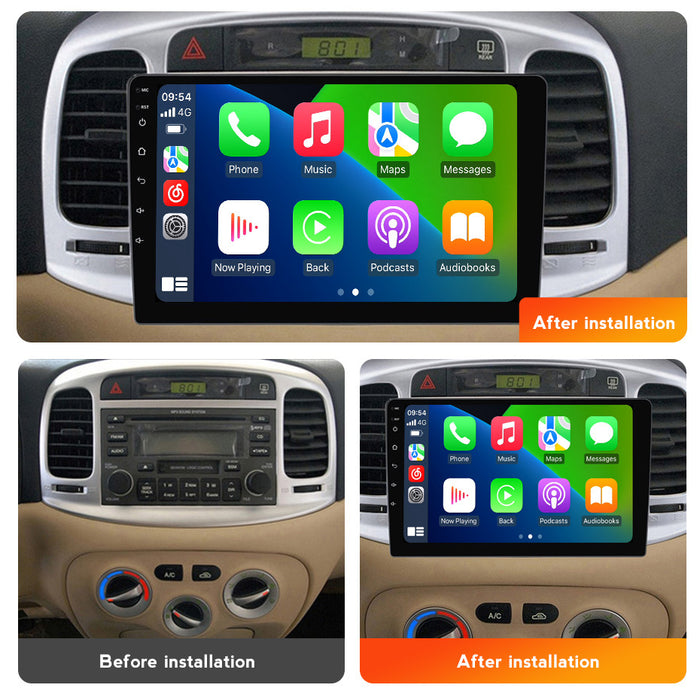 Suitable for hyundai accent 2006-2011 hyundai accent car smart central control android navigation
