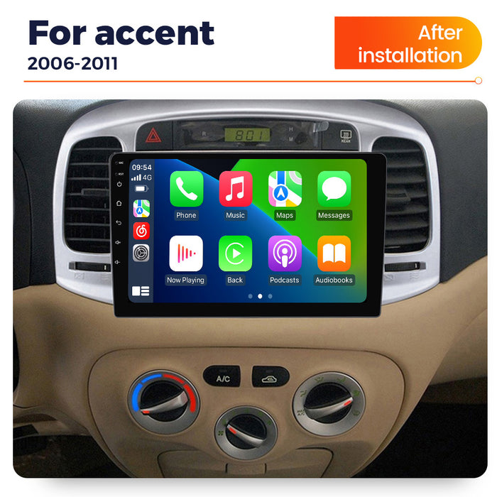 Suitable for hyundai accent 2006-2011 hyundai accent car smart central control android navigation