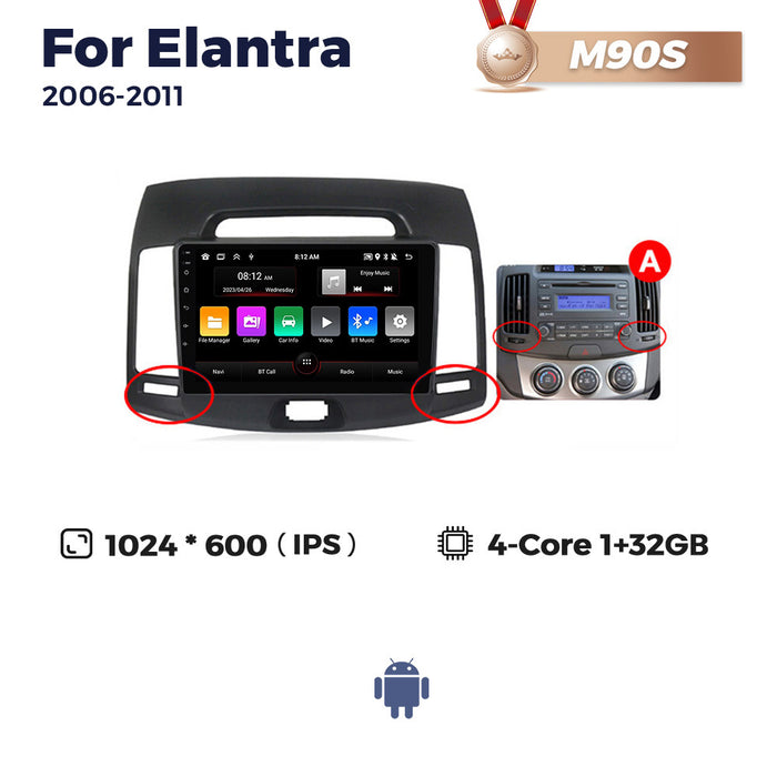 Suitable for hyundai elantra 2006-2011 radio car android navigator