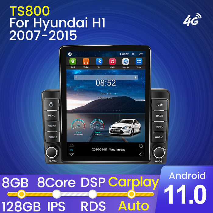 Suitable for hyundai h1 2007-2015, hyundai h1 stone tablet car android smart navigation system (vertical screen)