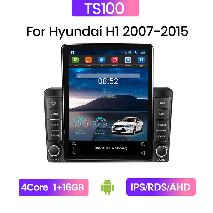 Suitable for hyundai h1 2007-2015, hyundai h1 stone tablet car android smart navigation system (vertical screen)
