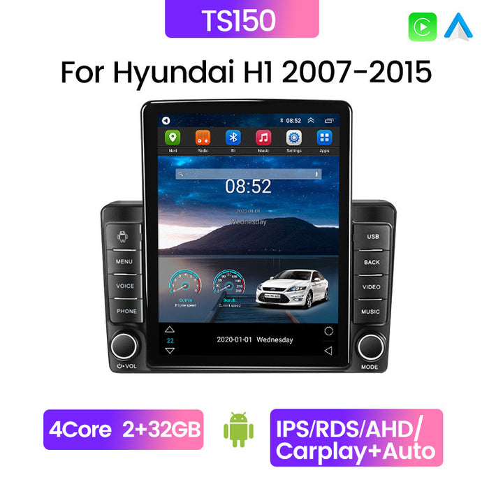 Suitable for hyundai h1 2007-2015, hyundai h1 stone tablet car android smart navigation system (vertical screen)