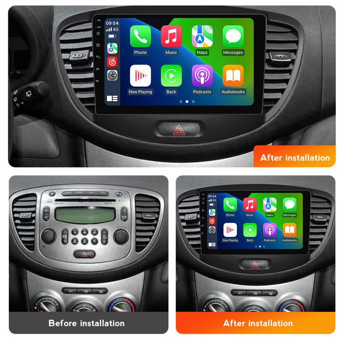 Suitable for hyundai i10 2007-2013 hyundai i10 large screen android car navigator cross-border supply