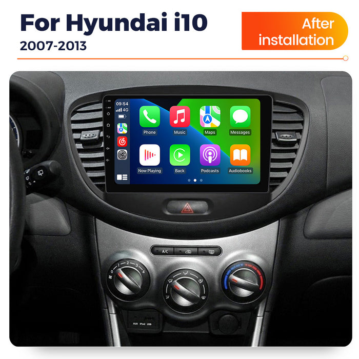 Suitable for hyundai i10 2007-2013 hyundai i10 large screen android car navigator cross-border supply