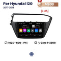 Suitable for hyundai i20 2017-2018, modern i20 retrofit smart android head unit car navigation system