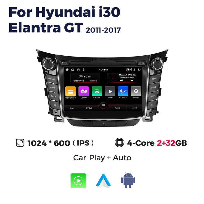 Suitable for hyundai i30 elantra gt 2011-2017 hyundai i30 car android navigator