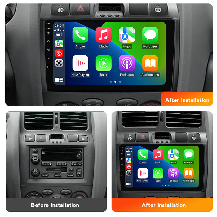 Suitable for hyundai santa fe 06-15 models, in-car central control gps navigation wireless carplay