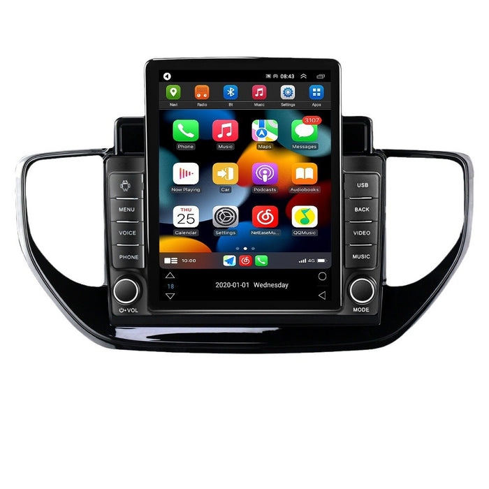 Suitable for hyundai solaris 2 2020-2021 vertical screen android smart navigator stone monument machine