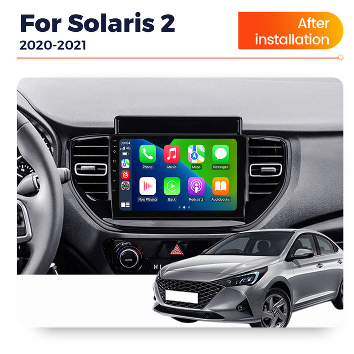 Suitable for hyundai solaris 2 2020-2022 hyundai car smart central control navigation carplay