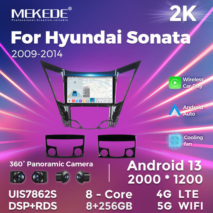 Suitable for hyundai sonata 8 2009-2014 eighth generation sonata car central control android navigator