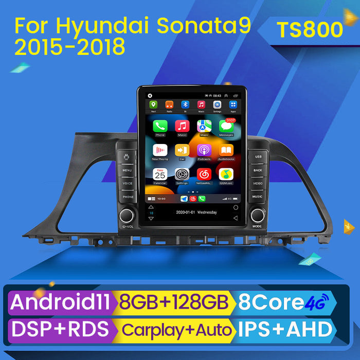 Suitable for hyundai sonata9 2015-2018 sonata 9 obelisk machine vertical screen android car navigation