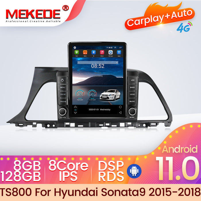 Suitable for hyundai sonata9 2015-2018 sonata 9 obelisk machine vertical screen android car navigation