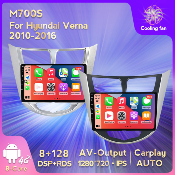 Suitable for hyundai verna android car central control gps navigator wireless carplay
