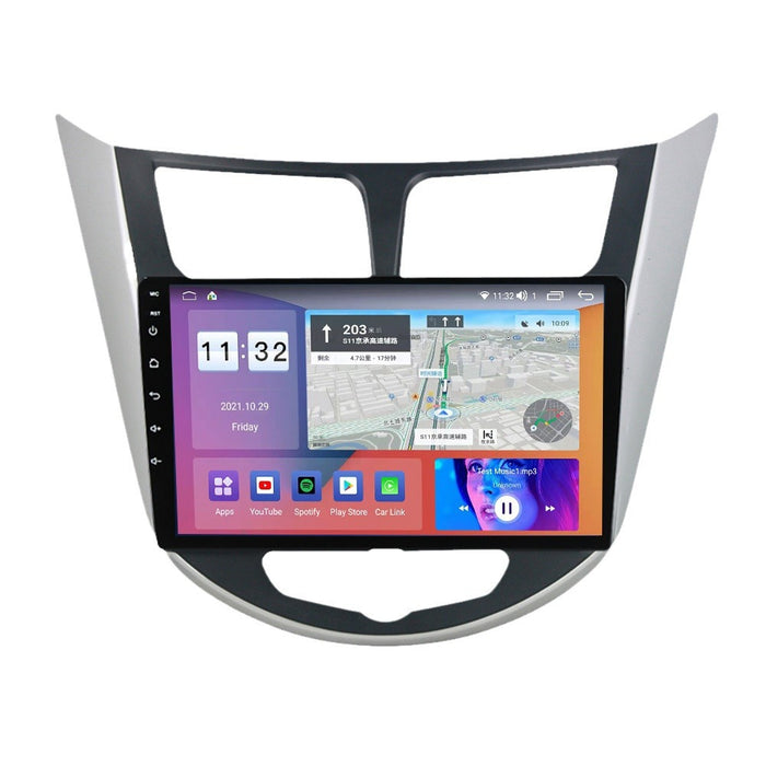 Suitable for hyundai verna android car central control gps navigator wireless carplay