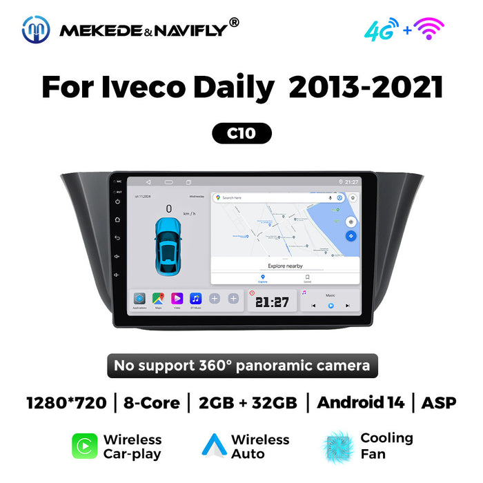 Suitable for iveco daily 2013-2021 iveco deli vehicle android central control navigation/intelligent