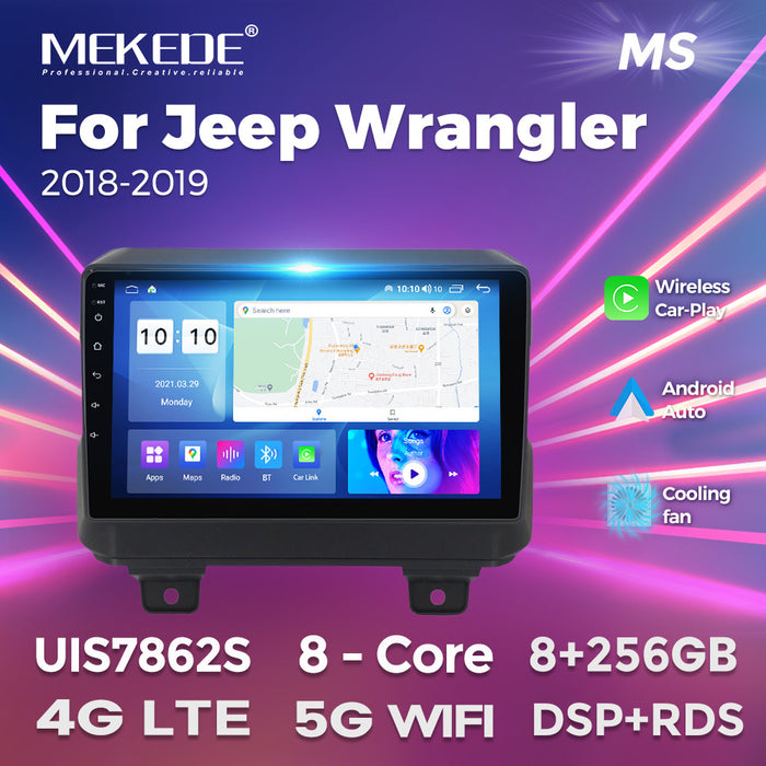 Suitable for jeep wrangler 2018-2019 jeep wrangler large screen car android smart navigation