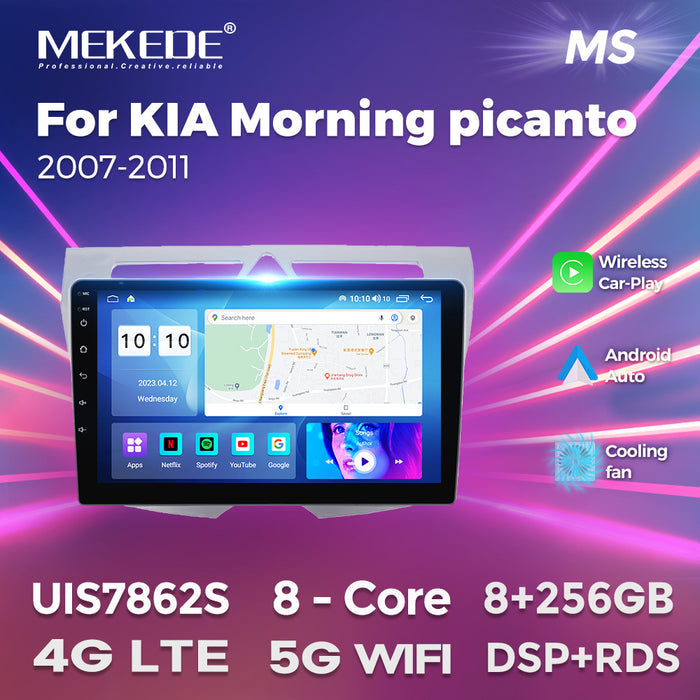 Suitable for kia morning 2007-2011 car android navigation head unit wireless smart system