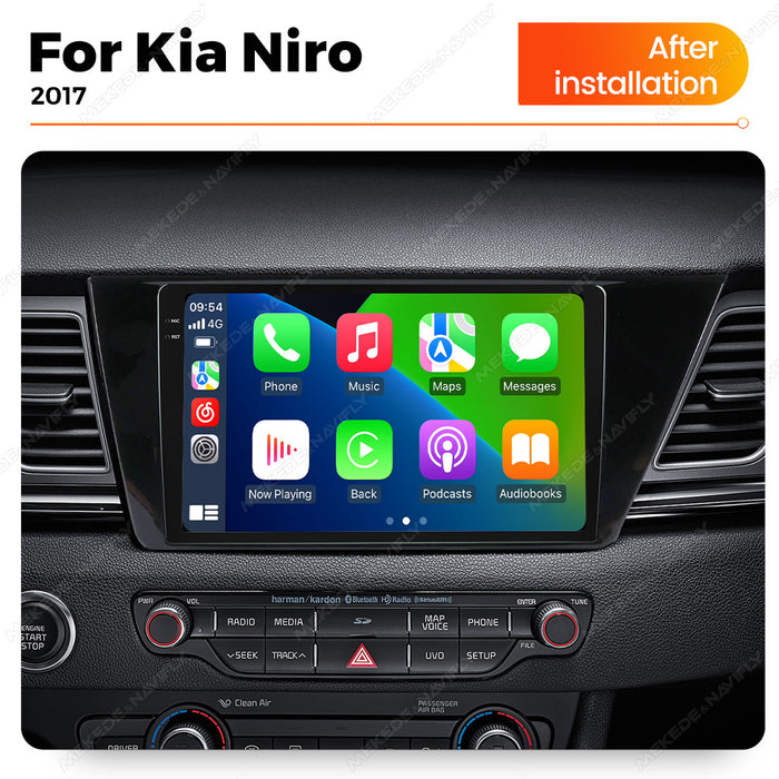 Suitable for kia niro 2017 kia jirui restoration large screen smart android car navigation carplay