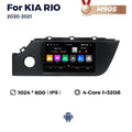 Suitable for kia rio 2020-2021 kia k2 rio android large screen car smart central control navigator