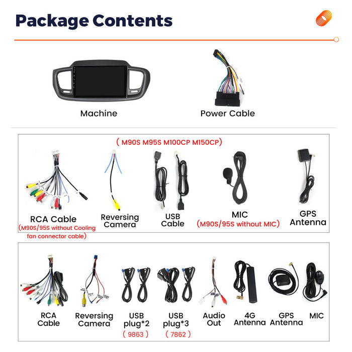 Suitable for kia sorento 2014-2017 kia sorento car navigation android wireless carlink