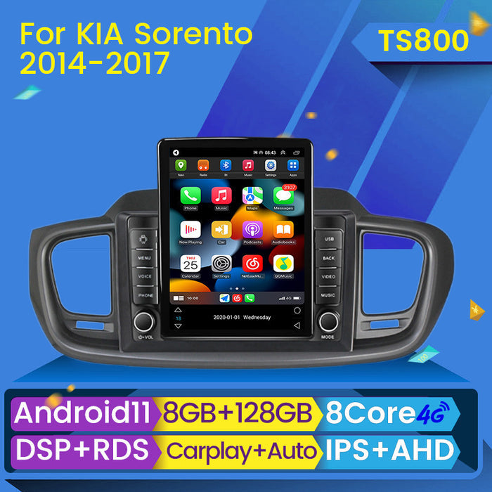 Suitable for kia sorento vertical screen android navigator/left-hand drive button stone monument machine
