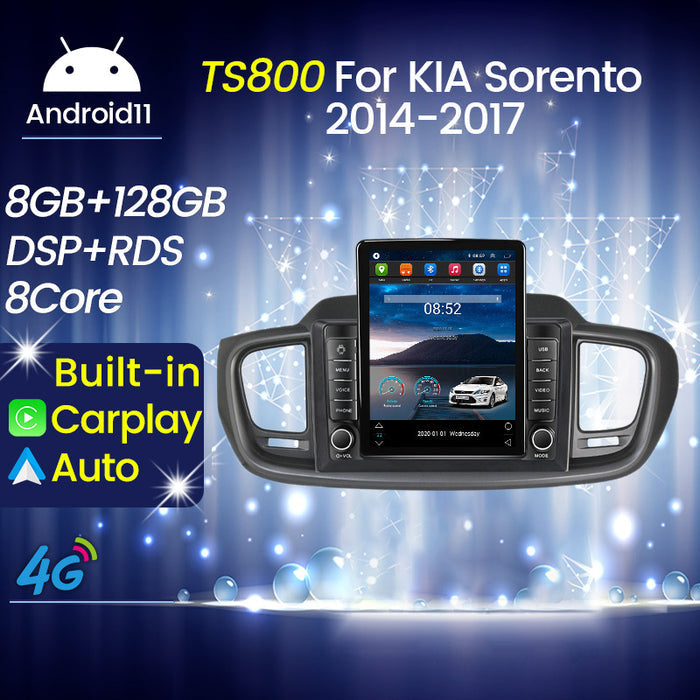 Suitable for kia sorento vertical screen android navigator/left-hand drive button stone monument machine