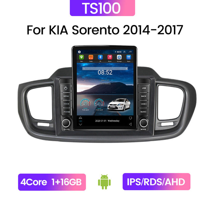 Suitable for kia sorento vertical screen android navigator/left-hand drive button stone monument machine