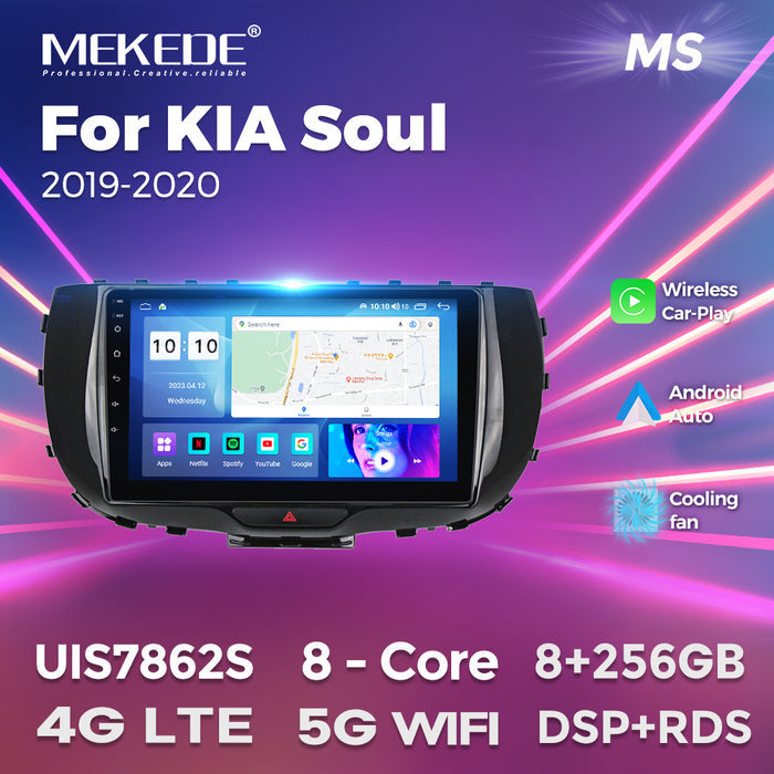 Suitable for kia soul 2019-2020 kia soul car central control android navigation wireless carplay