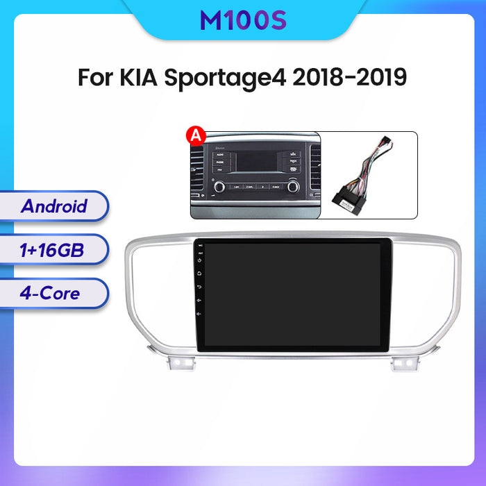 Suitable for Kia Sportage4 18-19 Android large screen central control car navigation screen 8 + 128