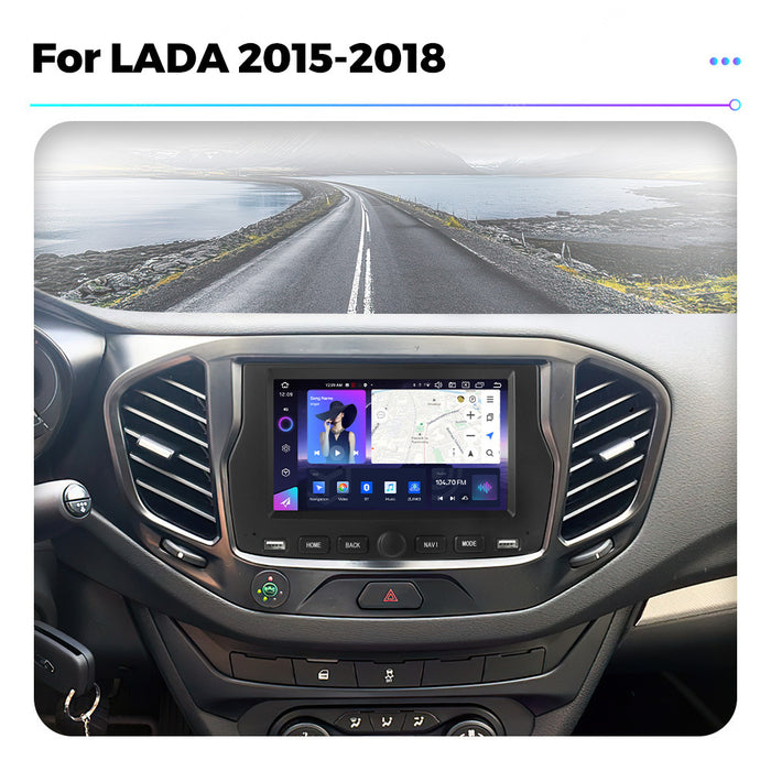 Suitable for lada 2015-2018 russian lada special 7" car android navigator with knob