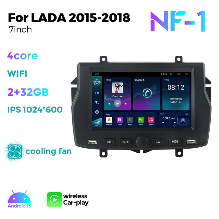 Suitable for lada 2015-2018 russian lada special 7" car android navigator with knob