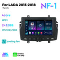 Suitable for lada 2015-2018 russian lada special 7" car android navigator with knob
