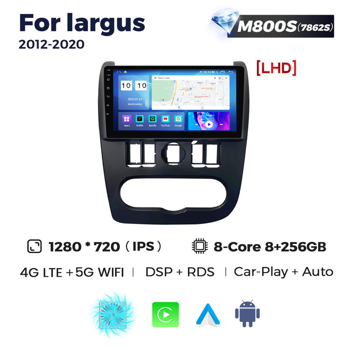Suitable for Lada largi 12-20 Android large screen central control navigation radio 8 + 256G