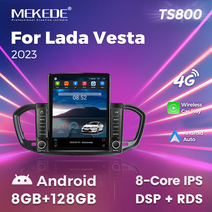 Suitable for lada vesta 2023 russian vesta vertical screen android smart navigation head unit