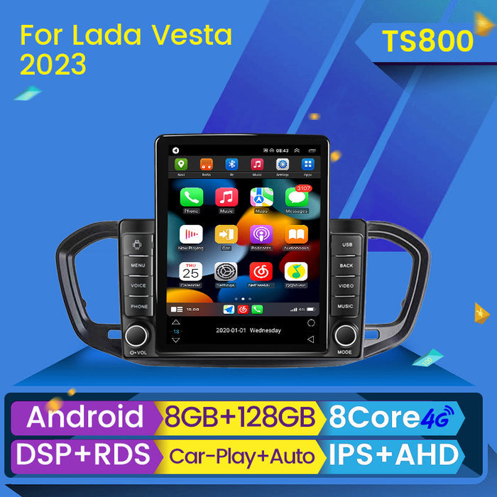 Suitable for lada vesta 2023 russian vesta vertical screen android smart navigation head unit