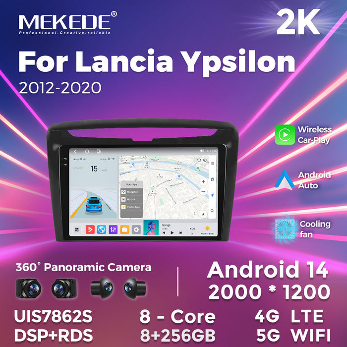 Suitable for lancia ypsilon 2012-2020 lancia central control large screen car navigation android car machine
