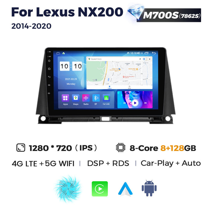 Suitable for Lexus Lexus NX200 14-20 Android Large Screen Central Navigation Radio 8 + 256