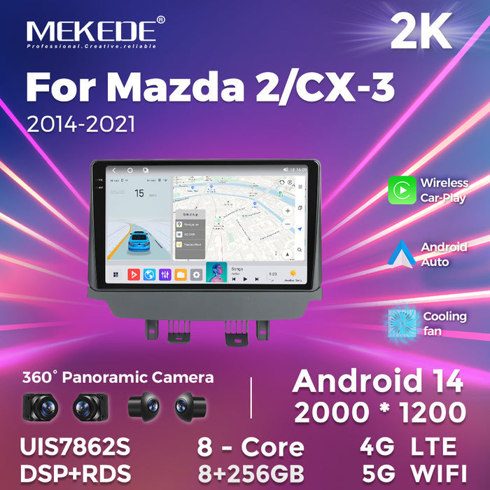 Suitable for mazda 2 cx-3 2014-2021 mazda cx3 car smart android car navigation device