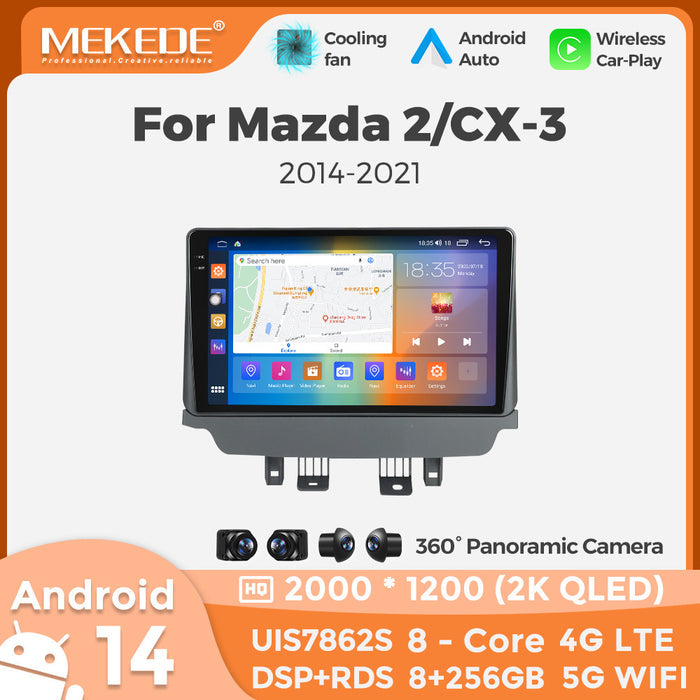 Suitable for mazda 2 cx-3 2014-2021 mazda cx3 car smart android car navigation device