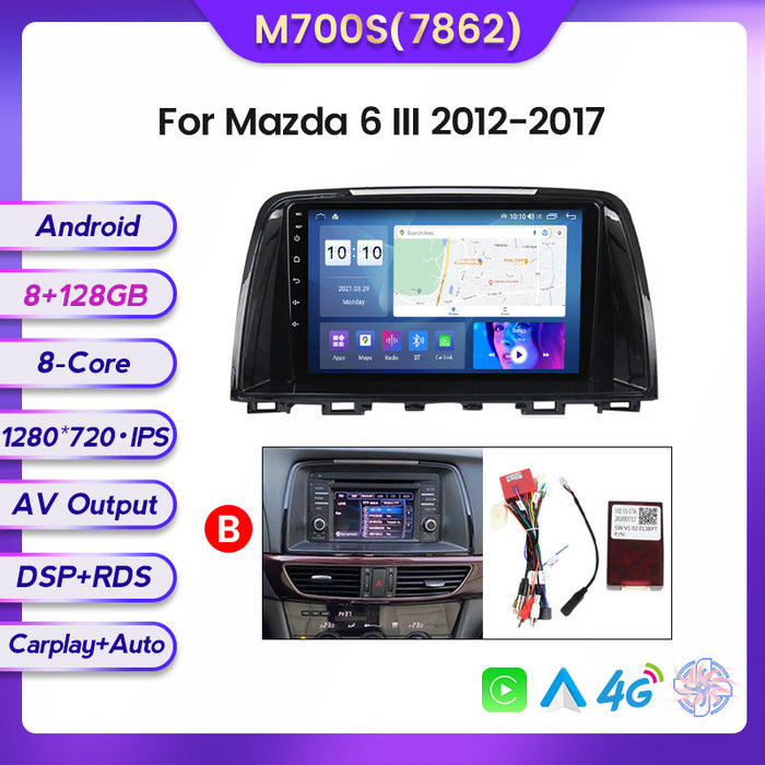 Suitable for Mazda 6 12-17 modified Android large screen central control car navigation screen 8 + 128G