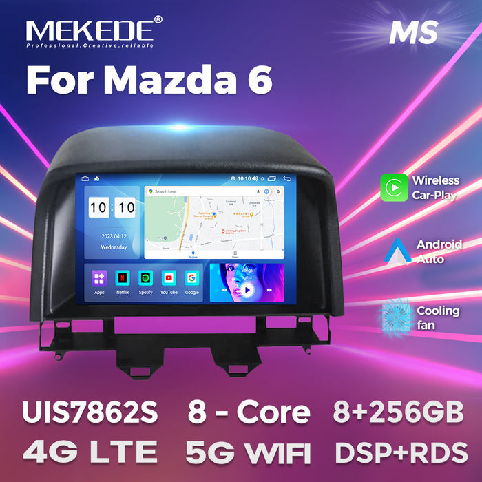 Suitable for mazda 6 2002-2015 mazda 6 top 9inch large screen car large screen android navigator